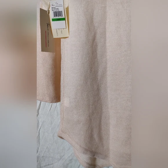 **SOLD** Vince Camuto Ombre Cream & Pink Pullover Scoop Neck Sweater Sz L - Picture 5 of 9